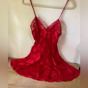 Vintage Red Terry Russo chemise